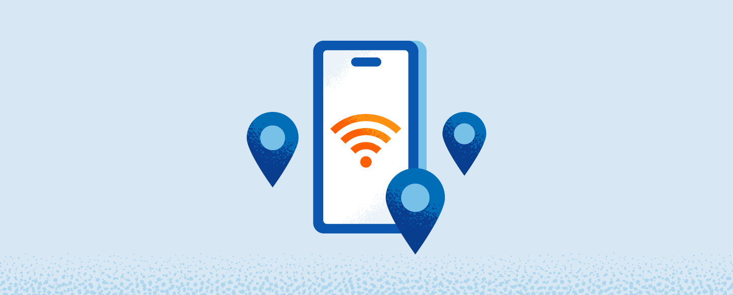 illustration showing wifi hotspot apps